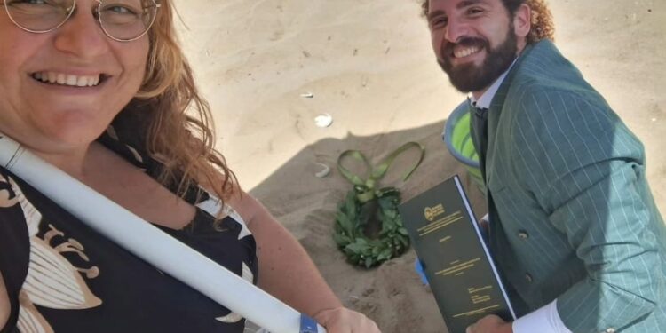 Tra laurea e tartarughe: la straordinaria giornata di Giuseppe Di Rosa