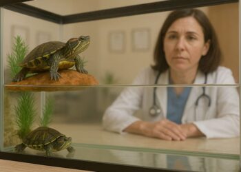 Tartarughe nella sala d’attesa dell’ambulatorio: multa e polemica, ma cosa dice la legge?